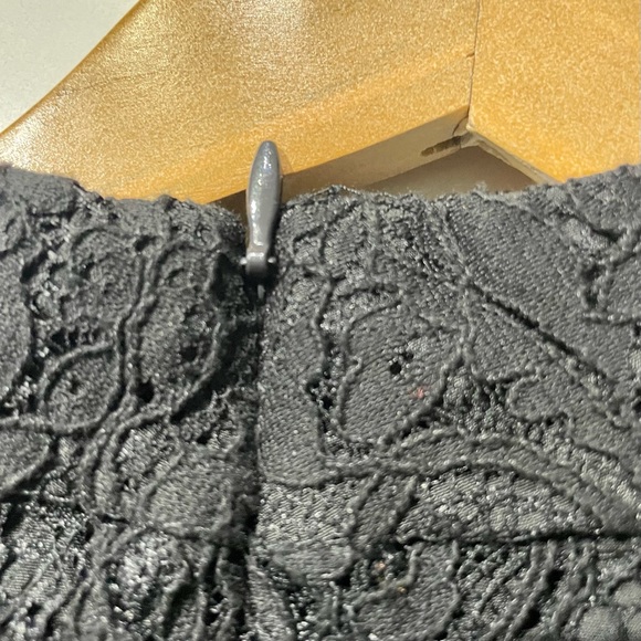 🌸3 for $30 NWOT Joe Fresh Lace Little Black Dress Mini short sleeves LBD - Picture 11 of 16